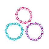 Pink Poppy Love Heart Bracelet Set - Toy Vehicle
