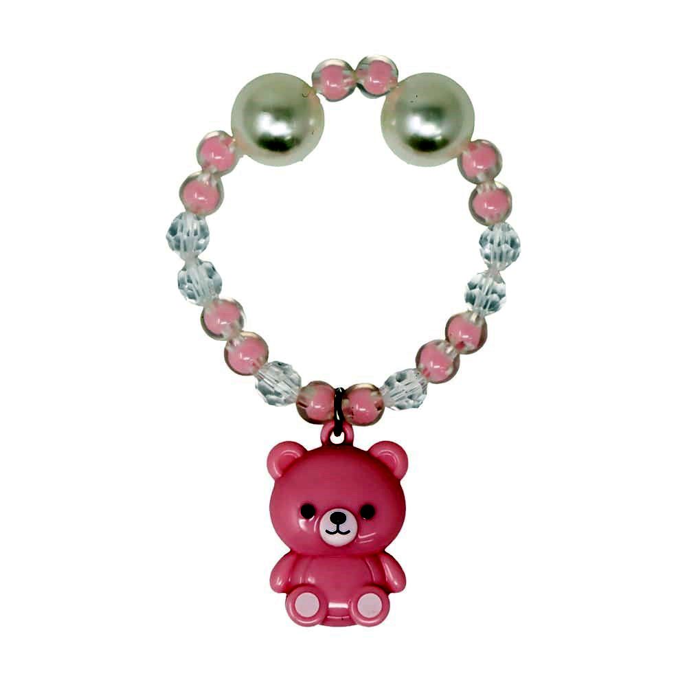 Pink Poppy Lip Gloss Bracelet Bear - Toy Vehicle