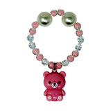 Pink Poppy Lip Gloss Bracelet Bear - Toy Vehicle