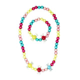Pink Poppy Candy Lolly Necklace & Bracelet - Toy Vehicle