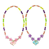 Pink Poppy BFF Rainbow Heart Necklace Set - Toy Vehicle