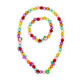 Pink Poppy Fruit Necklace & Bracelet Set - Toy Vehicle