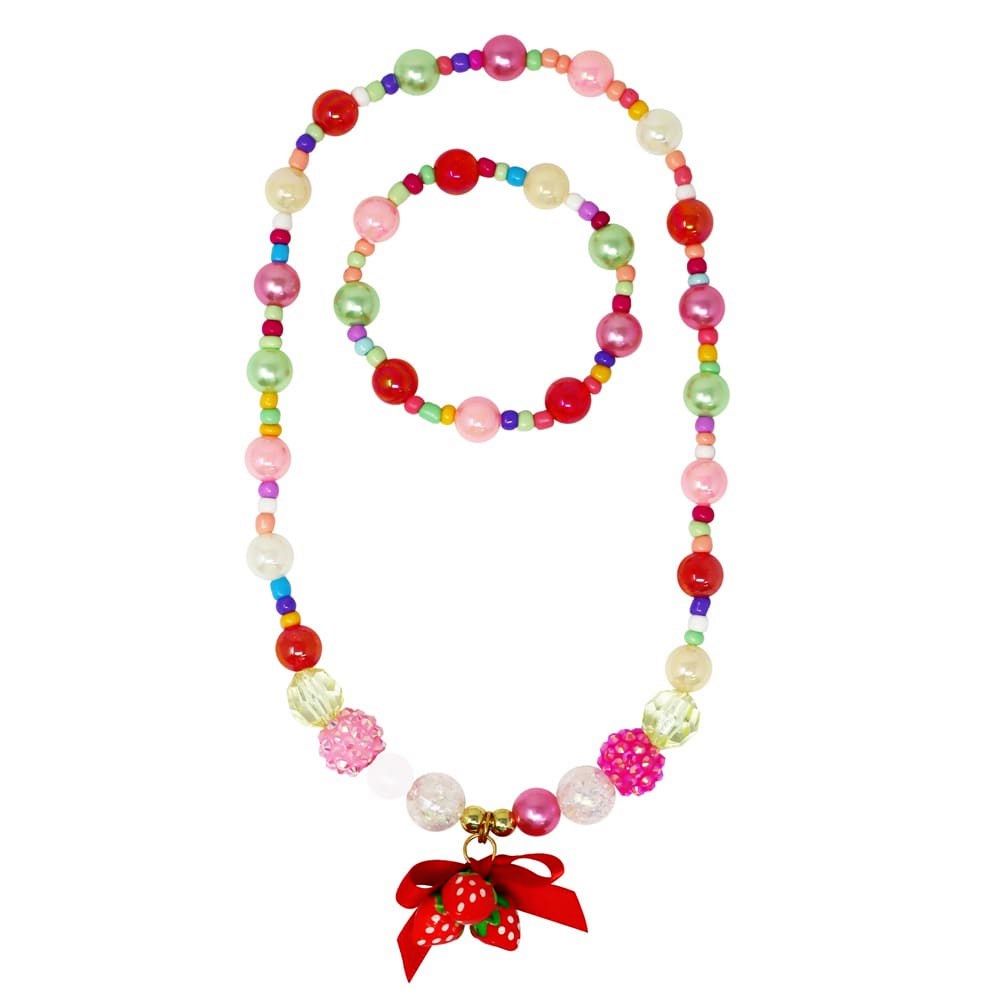 Pink Poppy Sweet Berry Necklace & Bracelet Set - Toy Vehicle