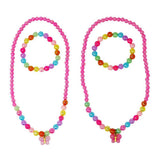 Pink Poppy Sparkle Butterfly Necklace & Bracelet Set - Toy Vehicle