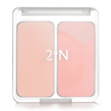 Glowing blush duo featuring #3 Coco Coral shades for a seamless, creamy finish on all skin tones.