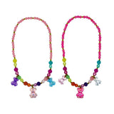 Pink Poppy Jelly Bear Necklace - Toy Vehicle