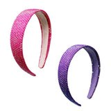Pink Poppy Rhinestone Headband - Toy Vehicle