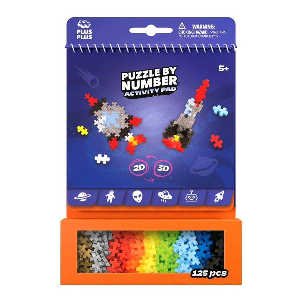 Activity Pad Puzzle by Number - Space - Building Toy