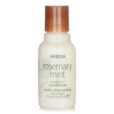 Travel-sized Aveda Rosemary Mint Weightless Conditioner, 50ml, infused with organic mint oils for vibrant, manageable hair.