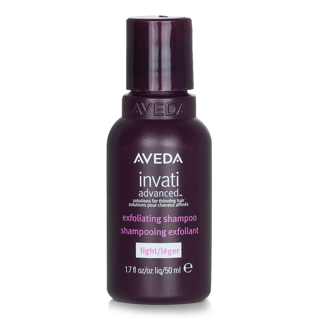 Aveda Invati Advanced Exfoliating Shampoo travel size, 50ml, for fine hair; purifies scalp with natural ingredients and invigorating aroma.