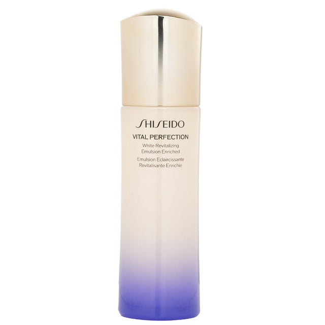 Shiseido Vital-Perfection Emulsion - 100ml, hydrating facial emulsion combats aging for softer, smoother, youthful skin.