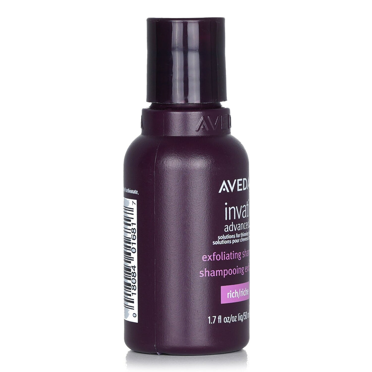 Aveda Invati Advanced Exfoliating Shampoo travel size, 50ml, for fine hair and oily scalps, featuring a micellar cleansing system.