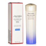 Shiseido Vital-Perfection White Revitalizing Softener in a 150ml bottle, a lightweight lotion for radiant, hydrated skin.