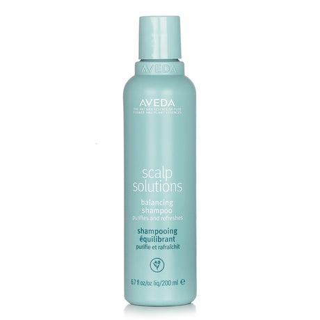 Aveda Scalp Solutions Balancing Shampoo 200ml, a vegan formula that cleanses, hydrates, and refreshes all scalp types with citrus scent.