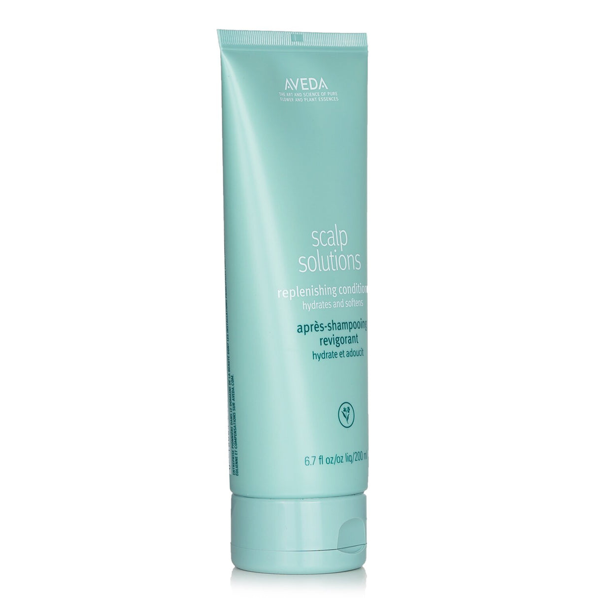 Aveda Scalp Solutions Replenishing Conditioner in 200ml, hydrating formula with Babassu and Moringa oils for healthy hair and scalp.