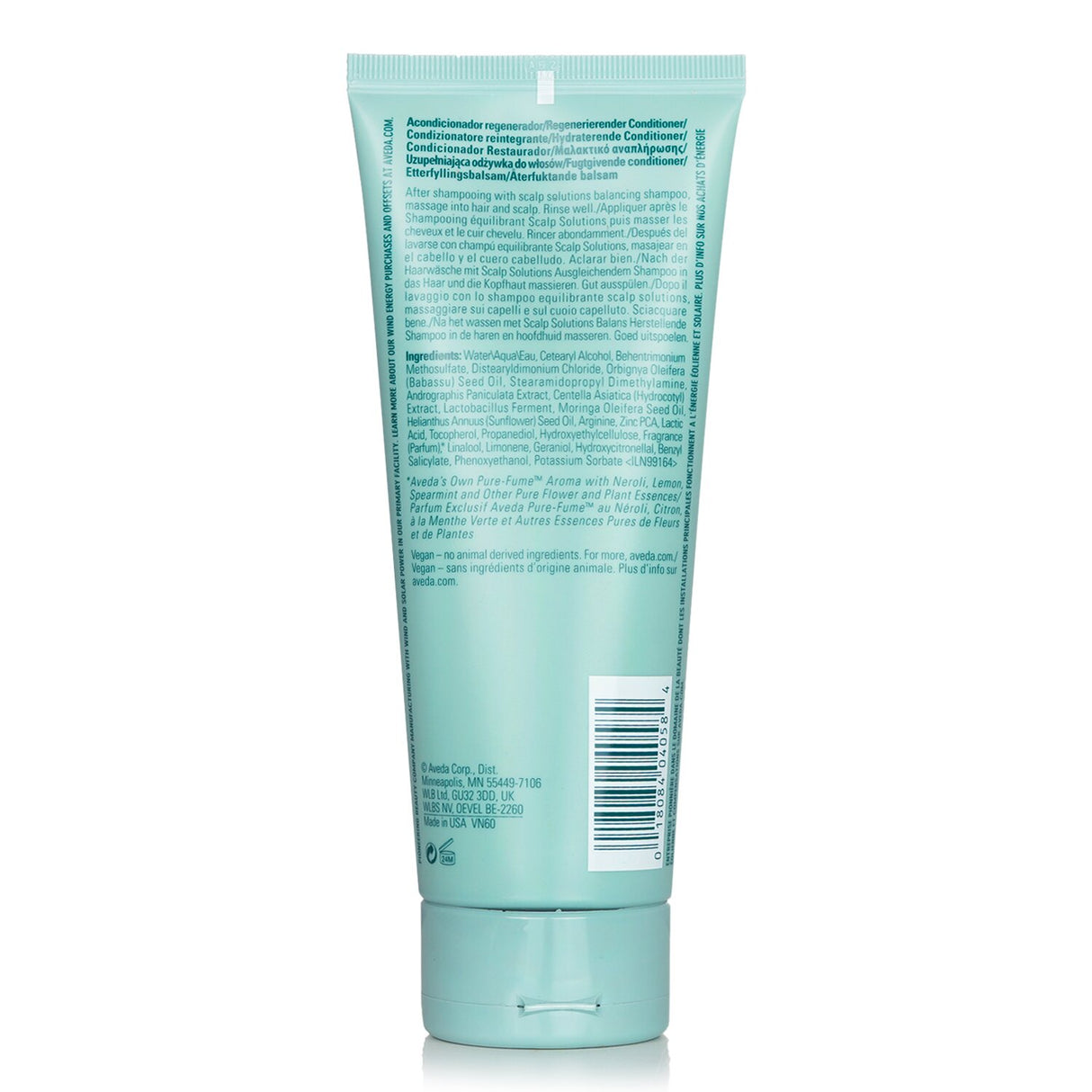 Aveda Scalp Solutions Replenishing Conditioner, 200ml, hydrates and nourishes hair and scalp with Babassu and Moringa oils.