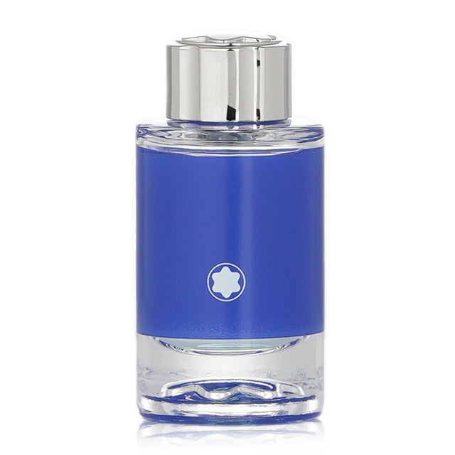 Montblanc Explorer Ultra Blue Miniature Eau De Parfum for men, 4.5ml, featuring vibrant citrus and oceanic notes.