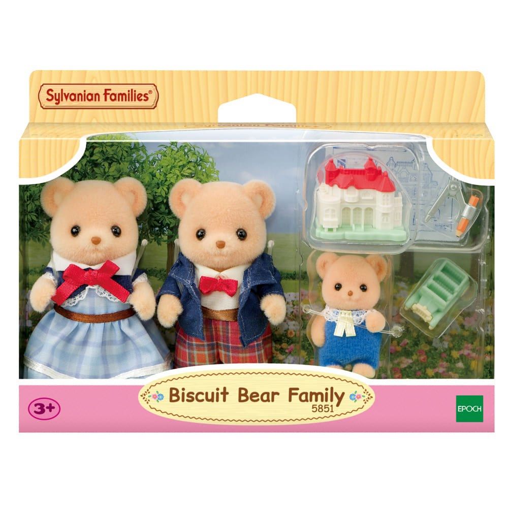 Sylvanian Families Biscuit Bear Family