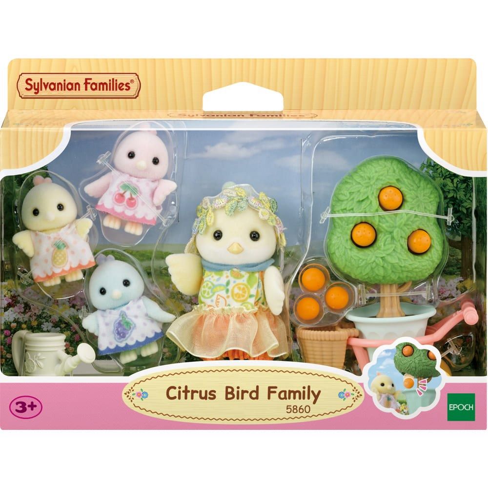 Sylvanian Families Citrus Bird Family