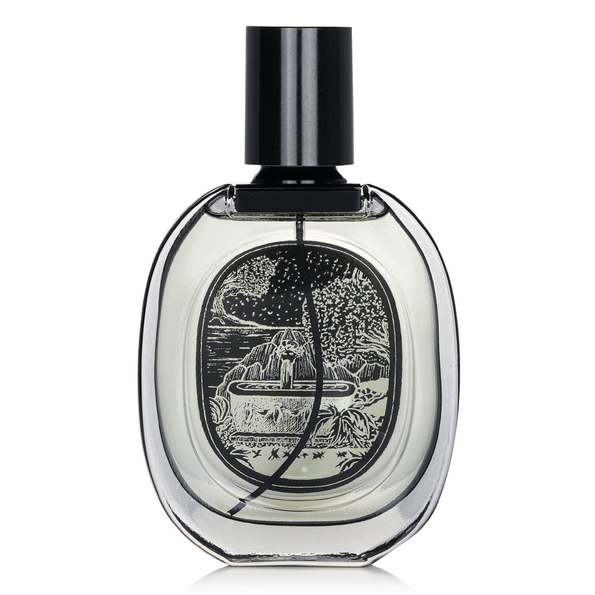 Diptyque Philosykos Eau De Parfum Spray in a 75ml bottle, featuring fig, coconut, and woody notes for a refreshing scent.