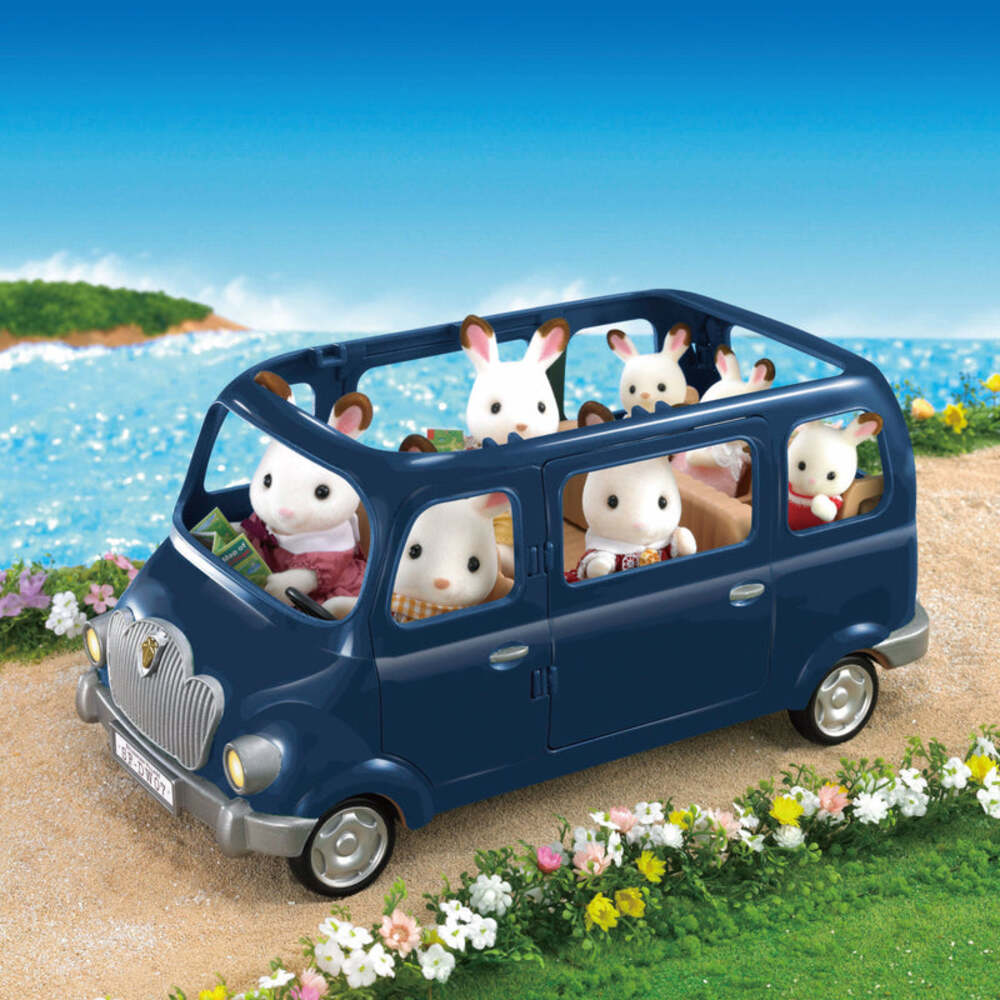Sylvanian Families Family Seven Seater Van Left Hand Drive