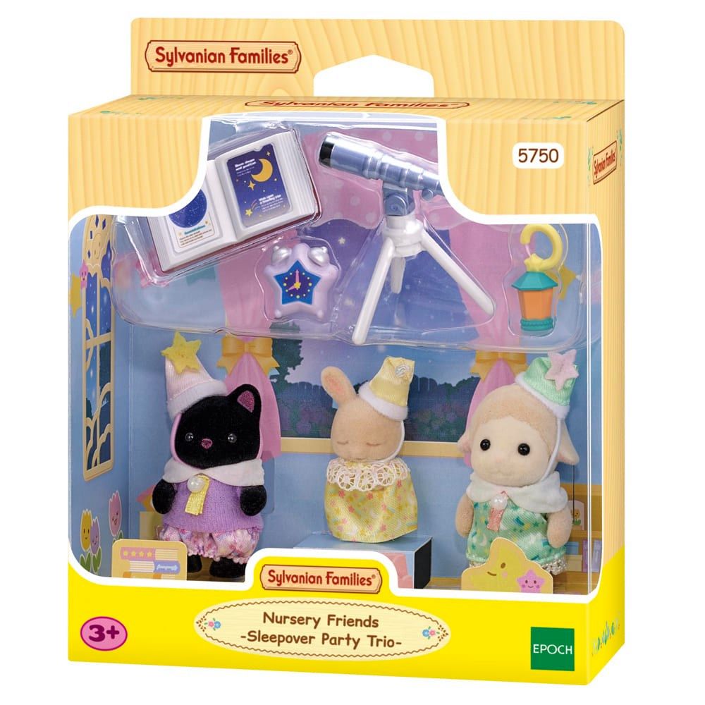 Sylvanian Families Nursery Friends Sleepover Party Trio