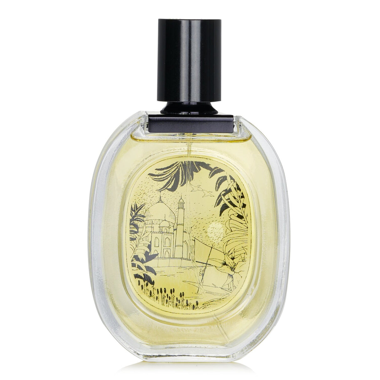 Diptyque Eau Duelle is a 100ml unisex fragrance with warm notes of cardamom, saffron, and bourbon vanilla, housed in an elegant bottle.