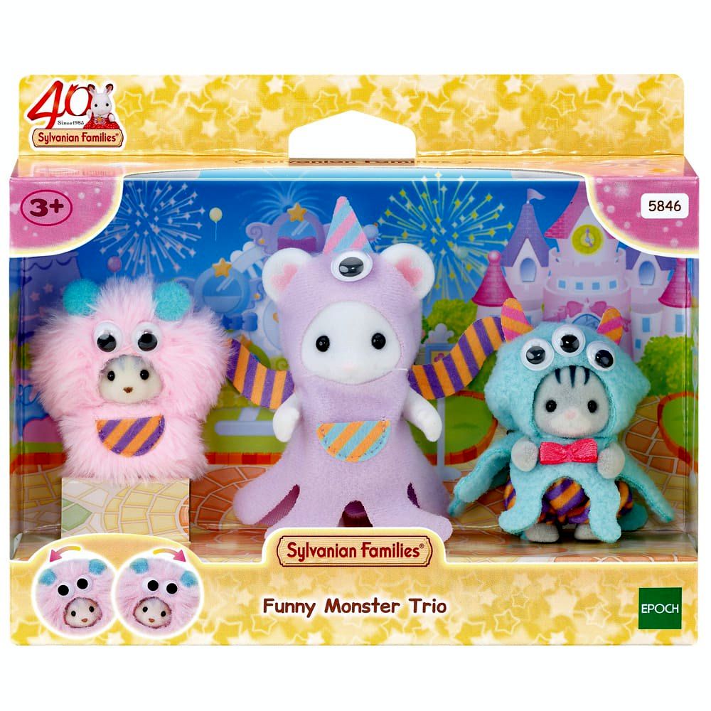 Sylvanian Families Funny Monster Trio