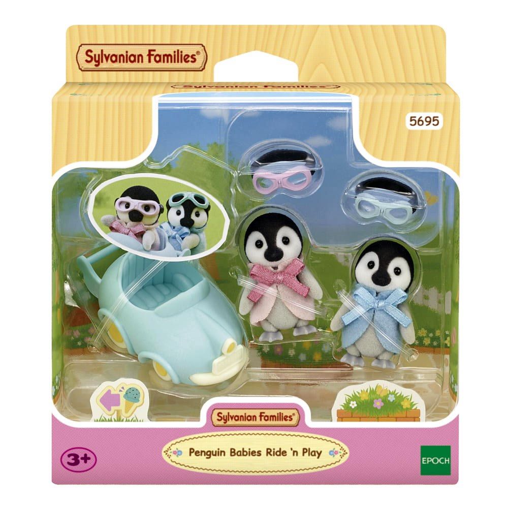 Sylvanian Families - Penguin Babies Ride & Play - Action Figure