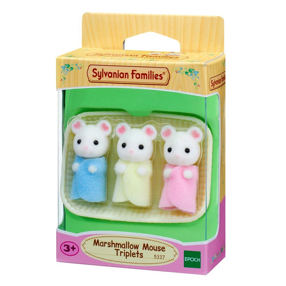 Sylvanian Families Marshmallow Mouse Triplets
