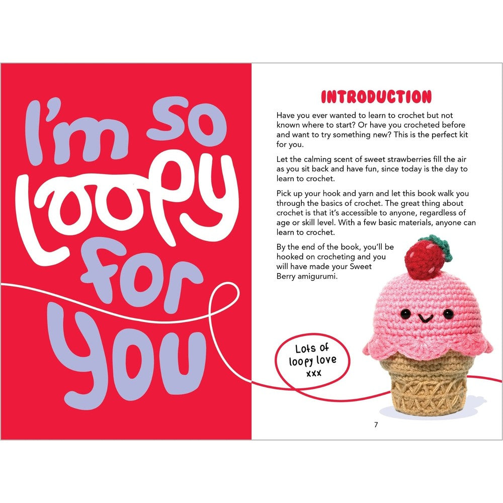 Loopy Crochet Book & Kit - Sweet Berry