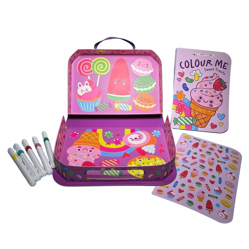 Markerific Jr. - Colour Me Carry Case - Sweet Treats