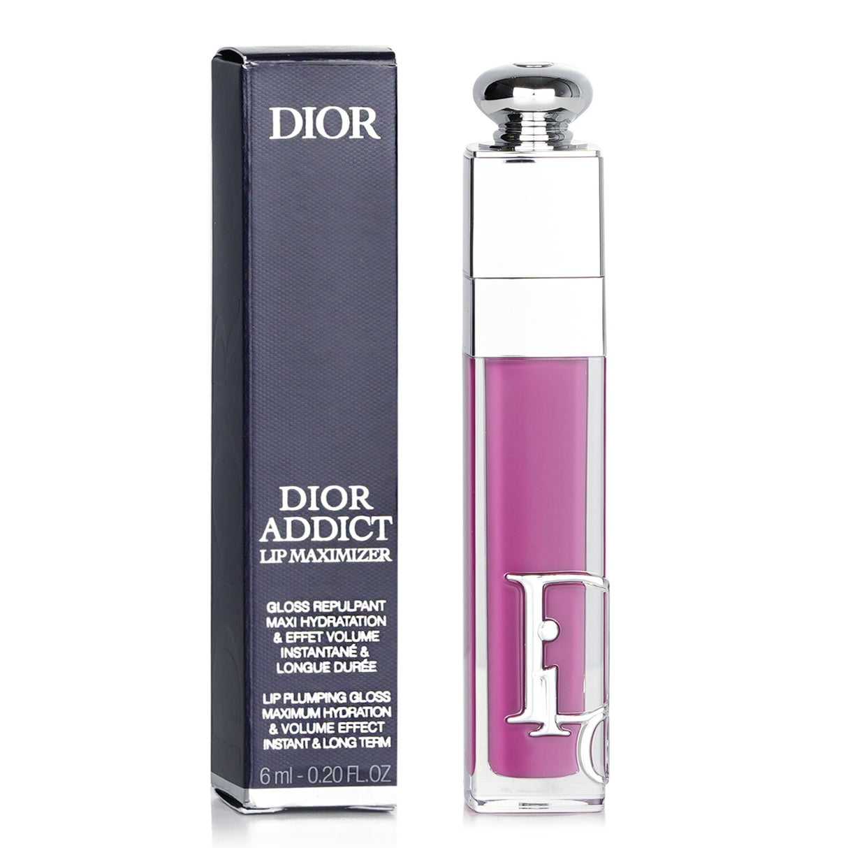 Christian Dior Addict Lip Maximizer Gloss #006 Berry, a hydrating and plumping gloss for glossy, vibrant lips.