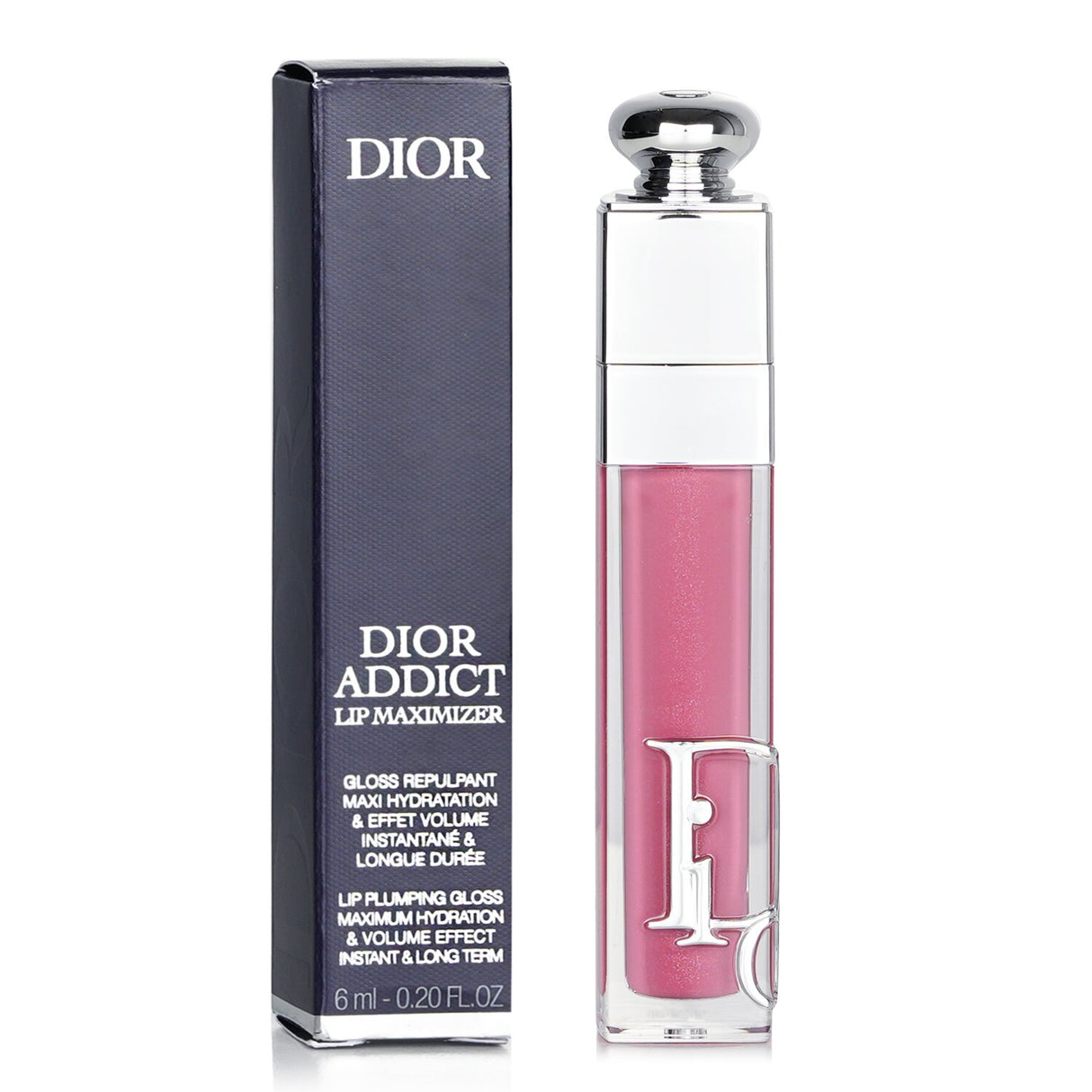 Christian Dior Addict Lip Maximizer Gloss in Intense Mauve, a hydrating, plumping lip gloss with a mirror shine finish.