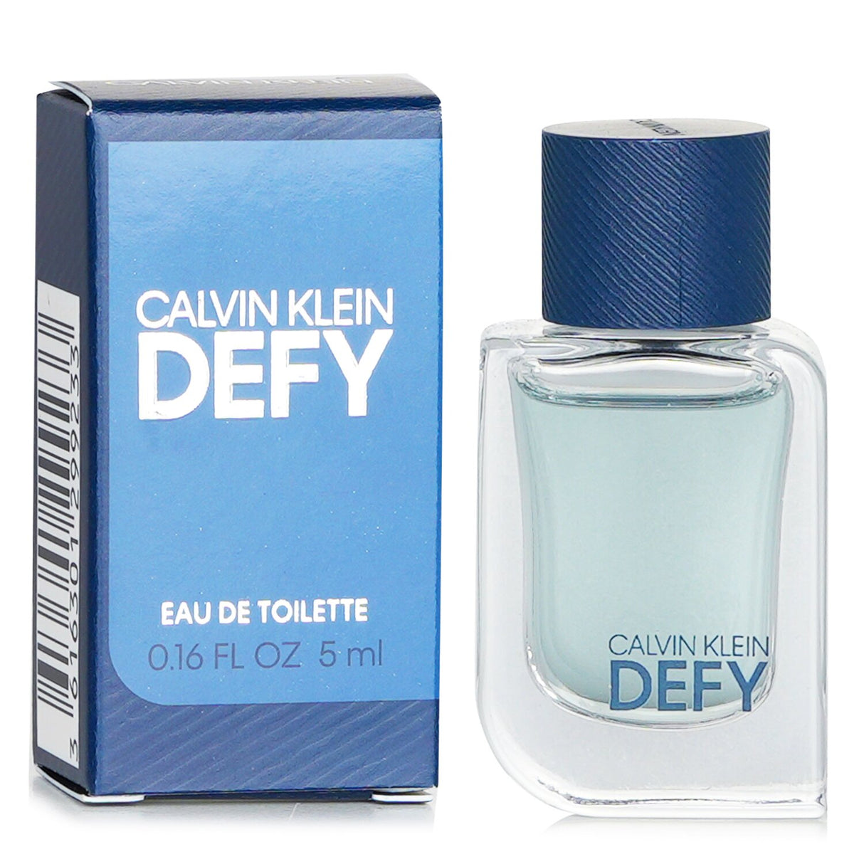 Miniature 5ml Calvin Klein Defy Eau De Toilette showcasing a citrus and woody fragrance for the adventurous modern man.