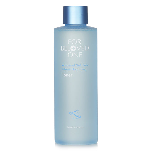 Advanced nourishing toner for hydrated, radiant skin with ACB Bio-Chelate Gold PF and Copper Peptide technology.