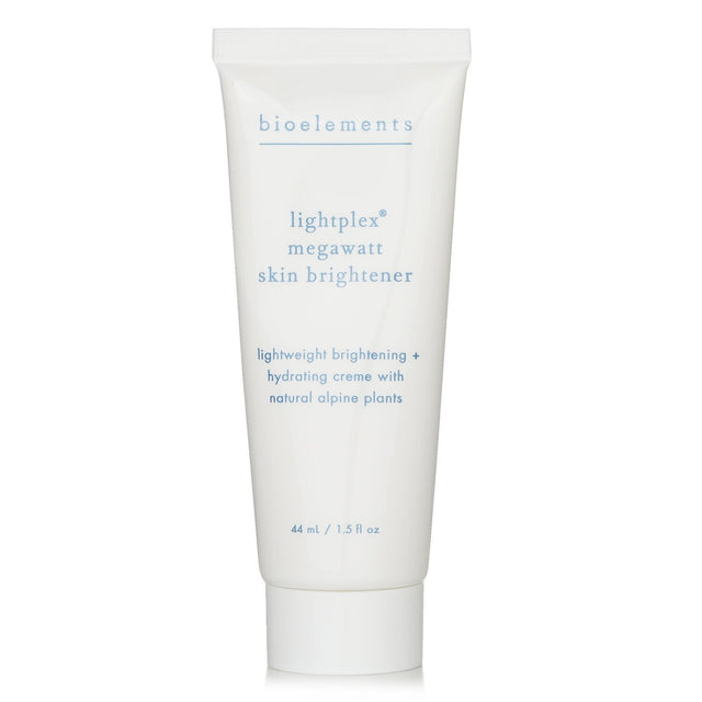 Bioelements LightPlex MegaWatt Skin Brightener, 44ml, brightens and hydrates skin, targeting discoloration and UV damage.