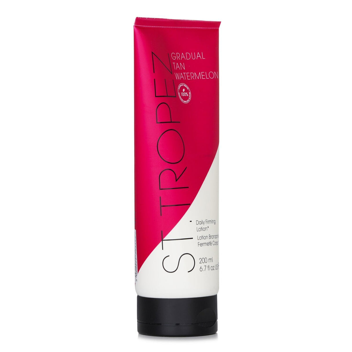 St. Tropez Gradual Tan Watermelon Lotion, 200ml; a hydrating, vegan-friendly tanning lotion for a natural glow and firm skin.