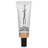 MAC Strobe Dewy Skin Tint #Medium in a 30ml/1oz package, offering a sheer radiant glow and hydration for all skin types.