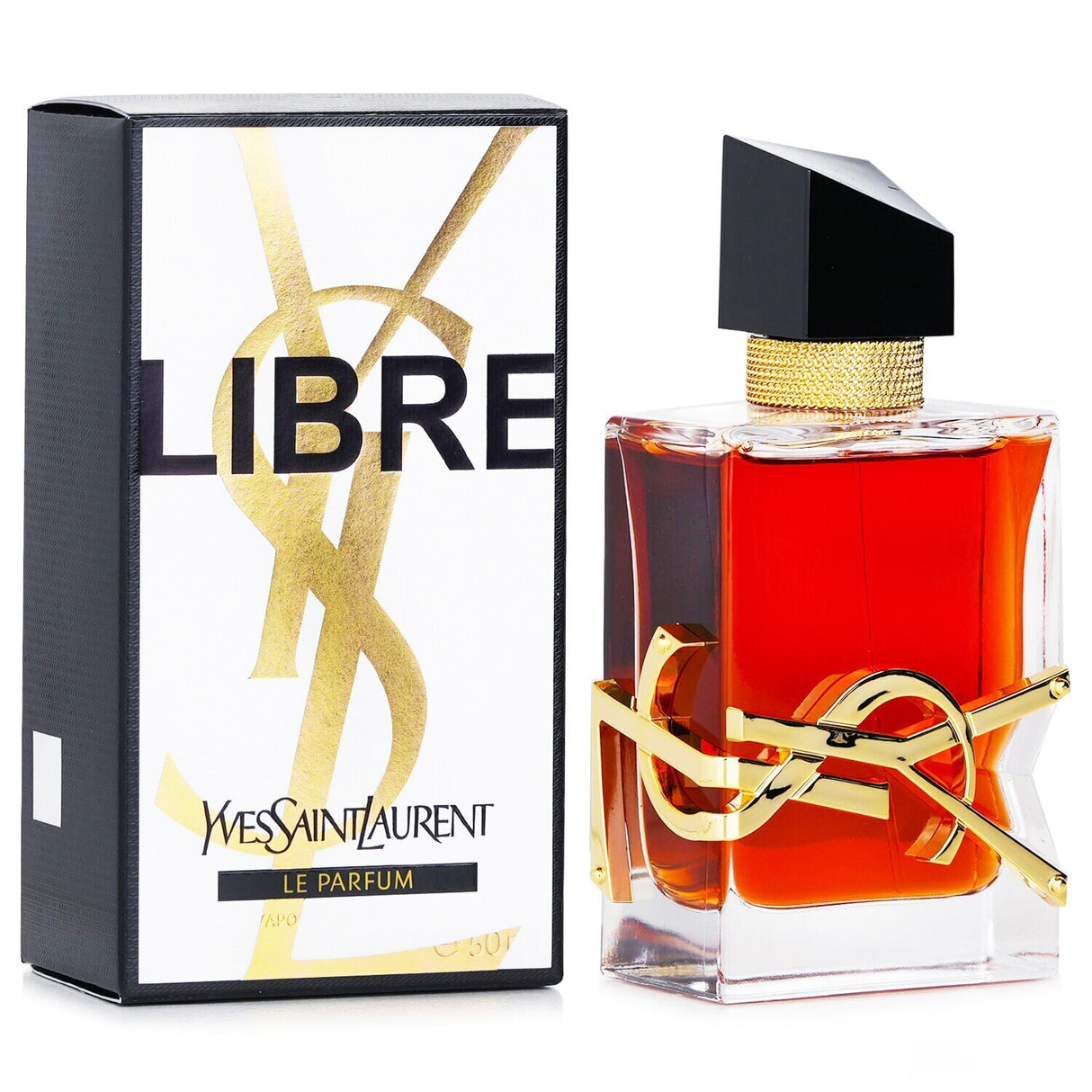 Yves Saint Laurent Libre Le Parfum 50ml, a bold floral fragrance in a luxurious gold couture bottle, embodying femininity.