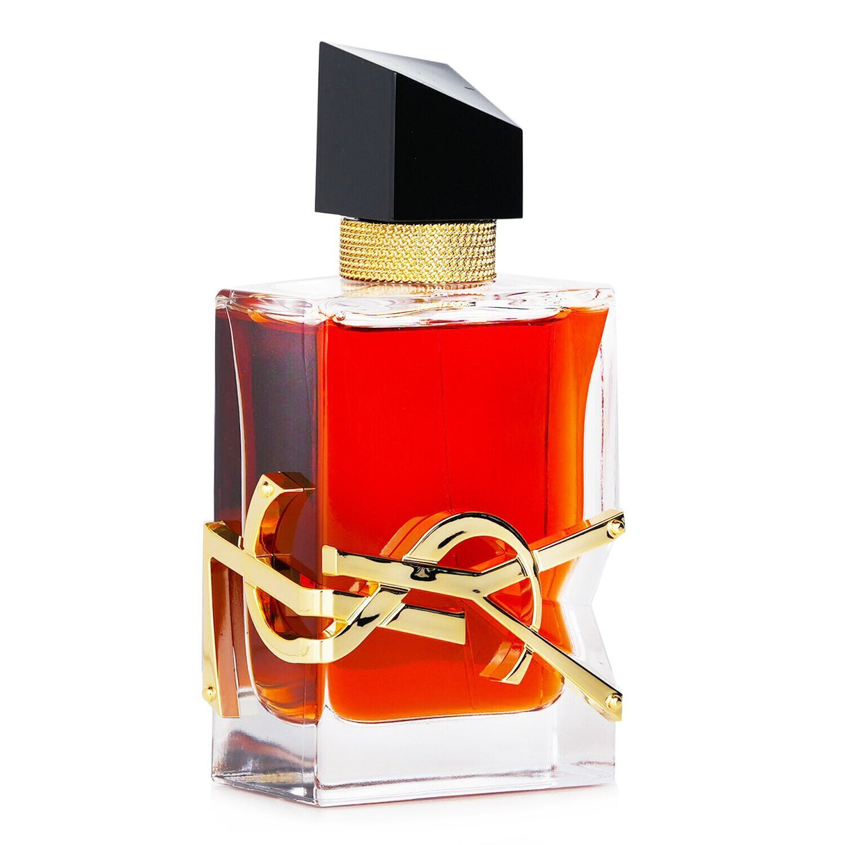 Yves Saint Laurent Libre Le Parfum in a chic bottle, featuring floral notes of saffron, ginger, and vanilla for bold femininity.