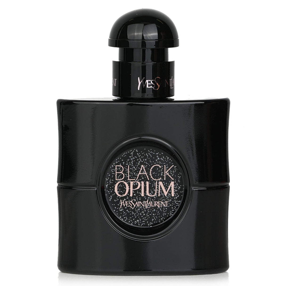 Elegant 30ml bottle of Yves Saint Laurent Black Opium Le Parfum, featuring a warm floral gourmand fragrance for confident women.