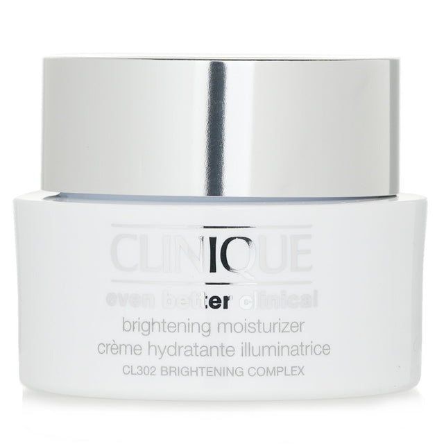Clinique Even Better Clinical Brightening Moisturizer in 50ml, enhances skin tone, targets discoloration, hydrates, and soothes.