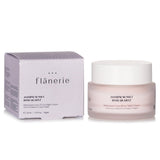 Flanerie Restorative Night Cream in a 45ml jar, infused with Rose Quartz for rejuvenation, hydration, and radiant skin.