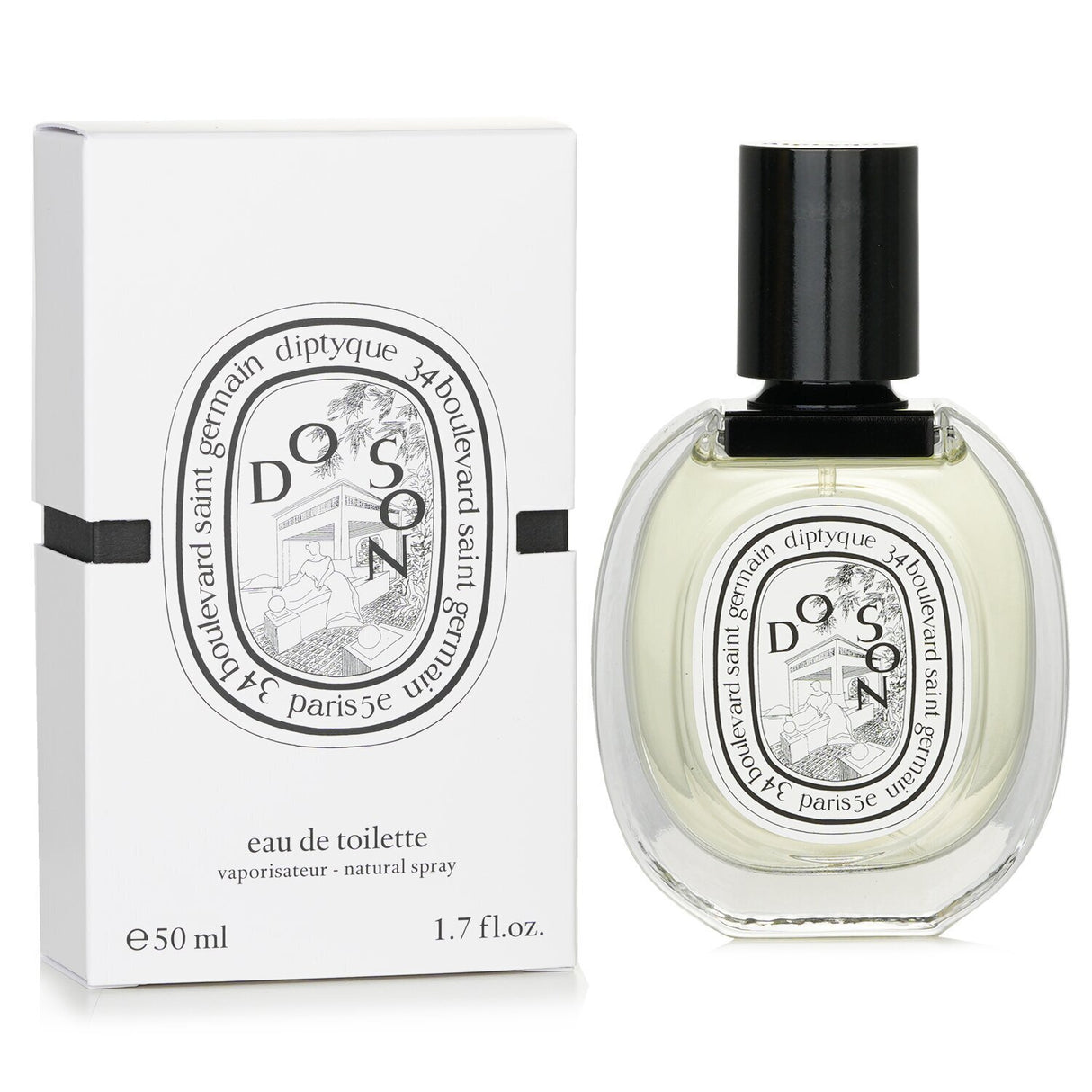 Diptyque Do Son Eau De Toilette Spray 50ml, a floral fragrance with notes of orange flower, tuberose, and musk, ideal for every occasion.