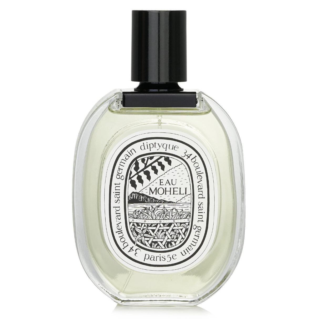 Diptyque Eau Moheli Eau De Toilette Spray, a floral woody musk fragrance in a 100ml bottle, perfect for spring and summer wear.