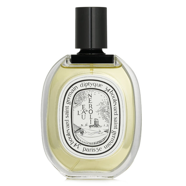 Diptyque L'Eau De Neroli 100ml spray, a unisex citrus fragrance with notes of tarragon, orange blossom, and cedar for fresh elegance.