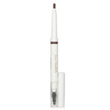 Jane Iredale PureBrow Shaping Pencil in Auburn, featuring a retractable design, tear-drop tip, and spoolie brush for natural brows.