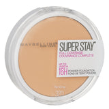 Maybelline Super Stay Full Coverage Powder Foundation #320 Honey Caramel offers flawless, long-lasting coverage for medium skin tones.