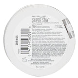 Maybelline Super Stay Full Coverage Powder Foundation #320 Honey Caramel, offering a smooth, matte finish for medium skin tones.